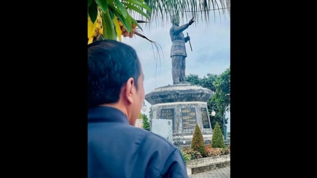 Kunjungan Kerja di Bali, Jokowi Sempatkan Diri Mampir ke RTH Taman Bung Karno