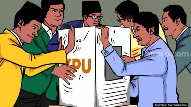 Survei LSI Denny JA: 7 Partai Lolos Ambang Batas Parlemen Pemilu 2024