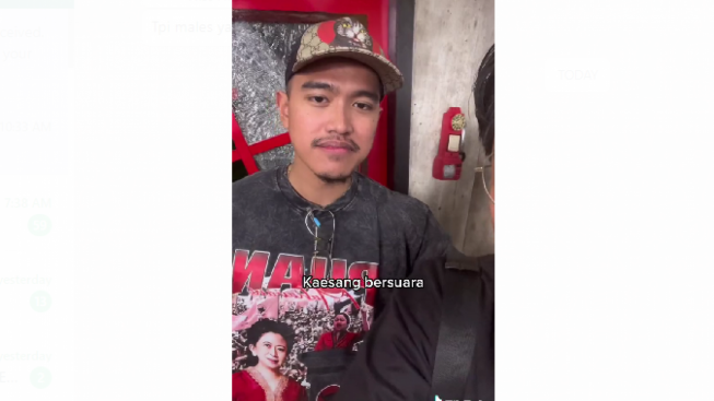 Kaesang Langsung Tunjukkan Foto Puan Maharani saat Ditanya soal Jokowi Tiga Periode, Pertanda Apa?