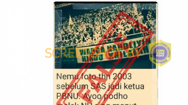 CEK FAKTA: Spanduk Warga Nahdliyin Rindu Khilafah Beredar di Medsos, Cek kebenarannya!