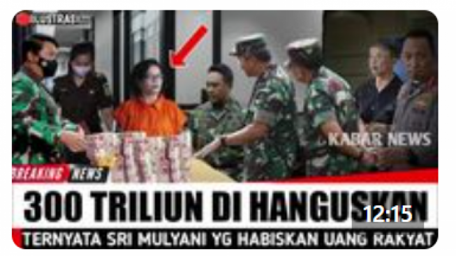 Cek Fakta: Sri Mulyani Terbukti Ambil Uang Negara Rp300 Triliun, Kini Terancam Dipidana, Benarkah?