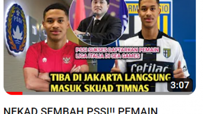 Cek Fakta: Pemain Keturunan Indonesia dari Liga Italia Nekat Sembah PSSI Demi Bisa Bela Timnas Indonesia, Benarkah?