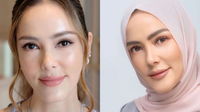 Tampil Cantik Berhijab, Simak Profil Cathy Sharon yang Diduga Mualaf