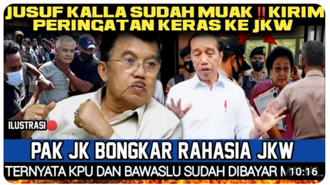 Cek Fakta: Jusuf Kalla Melawan, Jokowi Bayar Mahal KPU dan Bawaslu untuk Jegal Anies Baswedan