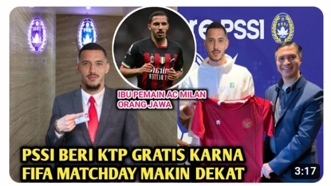 Cek Fakta: Ibu Pemain AC Milan Orang Jawa, PSSI Kasih KTP Gratis, Benarkah?