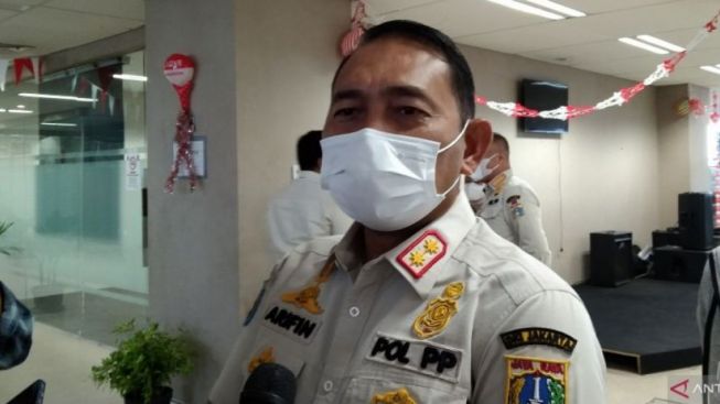 Caplok Bahu Jalan, 22 Ruko di Pluit Dibongkar 200 Satpol PP DKI