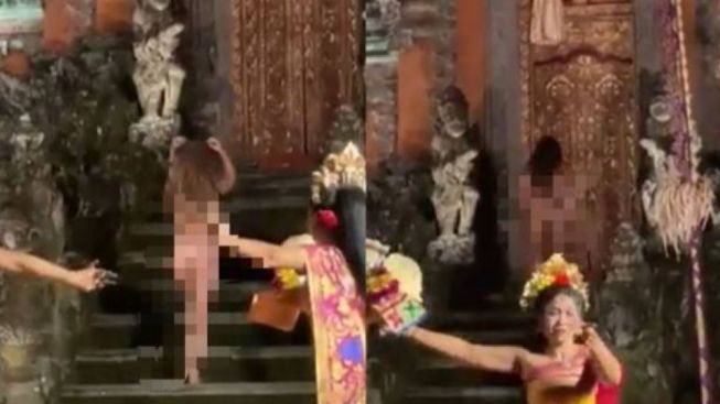 Aksi Bugil Alias Bule Gila Saat Pementasan Tari di Bali, Pelaku Kehabisan Obat dan Duit