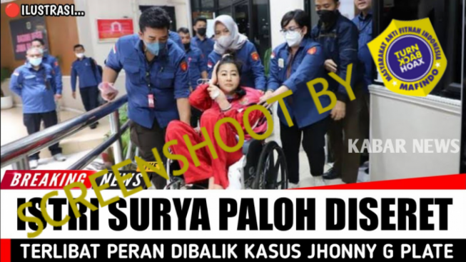 CEK FAKTA: Istri Surya Paloh Diseret Kasus Korupsi Jhonny G Plate, Terbukti Sekongkol?