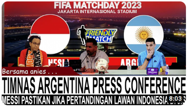 Cek Fakta: Lionel Messi Ingin Timnas Indonesia vs Argentina Berlangsung di JIS, Benarkah?