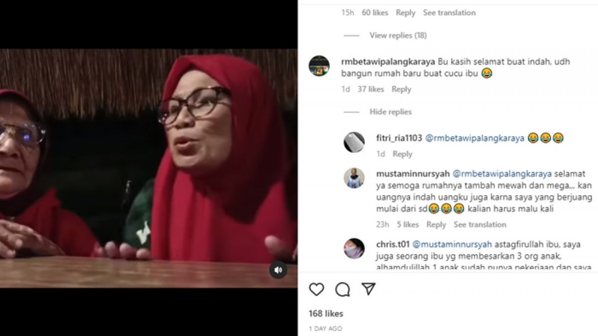 Nursyah membalas komentar netizen soal rumah Arie Kriting bangun rumah untuk Indah Permatasari [Instagram @mustaminnursyah]