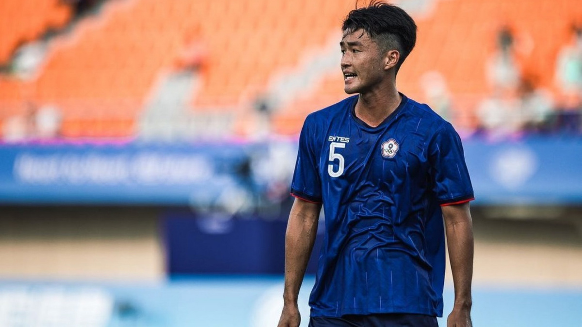 Wang Yi You, bek tengah Taiwan U24 ini bermain di klub Bundesliga Jerman, SG Essen-Schonebeck. [Instagram @11_wiy]
