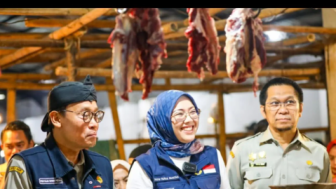 Senyum Semeringah Anne Ratna Saat Kunjungi Pasar Cek Harga, Normal Jelang Ramadhan, Kecuali Kebutuhan Ini