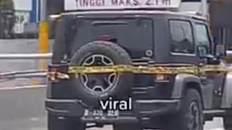 CEK FAKTA: Viral, Jeep Rubicon Mario Dandy Keliling Jakarta Lengkap dengan Police Line