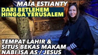 Maia Estianty Kunjungi Makam Yesus di Palestina, Respon Umat Kristen di Medsos Mengejutkan!