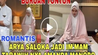 CEK FAKTA : Ramadhan yang Berbeda, Arya Saloka Jadi Imam Shalat Tarawih Amanda Manopo