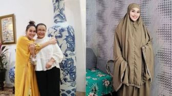 Ayu Ting Ting Bagi-bagi Makanan Pakai Baju Sederhana, Warganet: Masa Harus Pakai Bikini?
