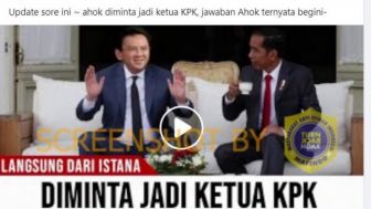 Cek Fakta: Ahok Diminta Menjadi Ketua KPK, Benarkah?