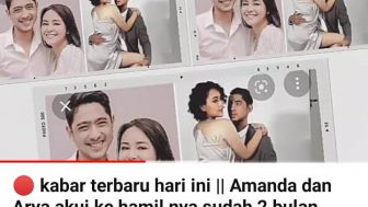 CEK FAKTA: Tengah Viral! Amanda Manopo Hamil 2 Bulan, Benarkah Karena Perbuatan Arya Saloka?