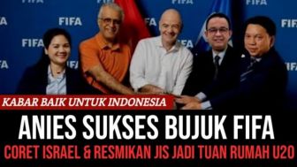 CEK FAKTA: Anies Berhasil Bujuk FIFA Coret Israel dalam Piala Dunia U-20