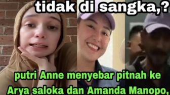 CEK FAKTA: Putri Annne Tega Fitnah Suami, Sebar Video Arya Saloka dan Amanda Manopo di Mobil