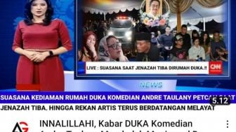 CEK FAKTA: INALILLAHI Komedian Andre Taulany Mendadak Meninggal Dunia, Banyak Rekan Artis yang Melayat, Benarkah?