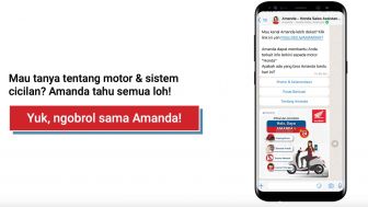 Chatbot Amanda Mudahkan dalam Membeli Sepeda Motor Honda