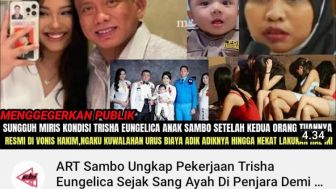CEK FAKTA: Putri Sulung Ferdy Sambo Jual Diri Demi Menyambung Hidup, Benarkah?