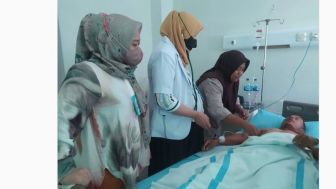 Tersiram Air Panas, Bos PSIS Semarang Gratiskan Pengobatan Tukang Bakso