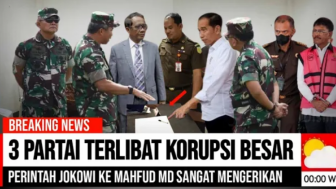 CEK FAKTA: 3 Partai Terlibat Kasus Korupsi Johnny G Plate, Perintah Jokowi ke Mahfud MD Sangat Mengerikan