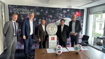 Kerjasama dengan Federasi Sepakbola Jerman, Erick Thohir Optimis Liga 1 Jadi Terbaik di ASEAN