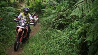 Fun Trabas Uji Skill Para Riders Komunitas HALO di Lombok