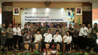 Kemenag Bersinergi dengan TNI-Polri Latih Penggerak Moderasi Beragama Jelang Tahun Politik