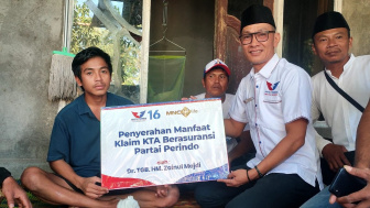 Haekal Alami Kecelakaan, Terima Klaim Kartu Tanda Anggota Asuransi Partai Perindo