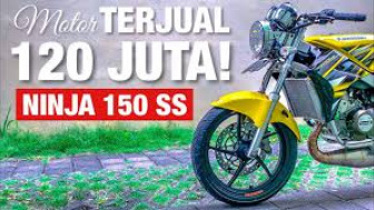 Kuning Paling Dicari, Mokas Kawasaki Ninja 150 SS NOS Rp 200 Juta