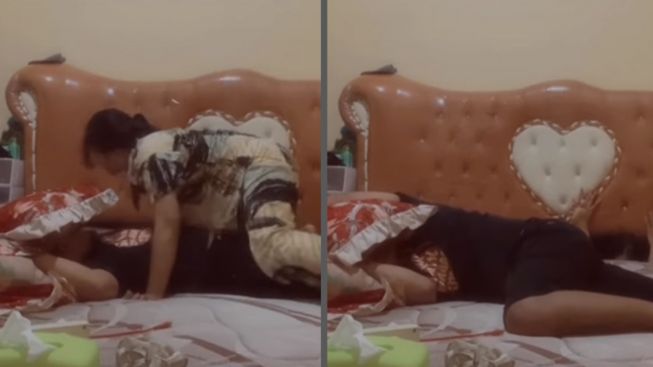 Viral Video Istri Naiki Suami di Kasur sampai Terperosok, Inul Daratista Ikut Ngakak