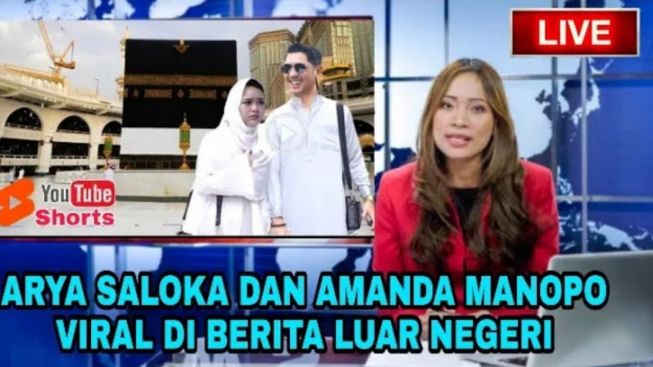 CEK FAKTA: News Update Pagi ini, Berita Amanda Manopo dan Arya Saloka Viral di Luar Negeri