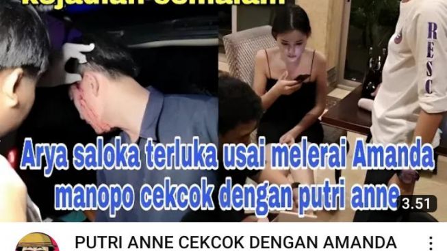 CEK FAKTA: Arya Saloka Terluka! Usai Melerai Amanda Manopo Cekcok dengan Putri Anne