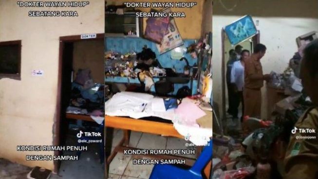 Viral Dokter Wayan yang Tempati Rumah Terbengkalai dan Penuh Sampah Ternyata Masih Obati Pasien