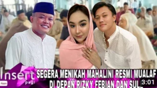 CEK FAKTA: Mahalini Resmi Mualaf Demi Jadi Pendamping Hidup Rizky Febian