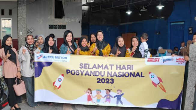 Astra Motor NTB Gelar Aksi CSR dalam Rangka Memperingati Hari Posyandu