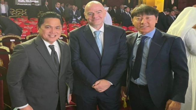 Erick Thohir Siap Kawal Timnas Indonesia Asuhan Shin Tae-young di Piala Asia