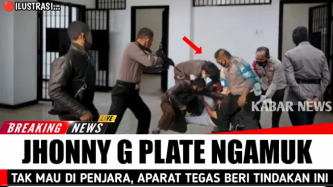 CEK FAKTA: Johnny G Plate Ngamuk Tak Mau Dipenjara, Aparat Terpaksa Beri Tindakan Tegas