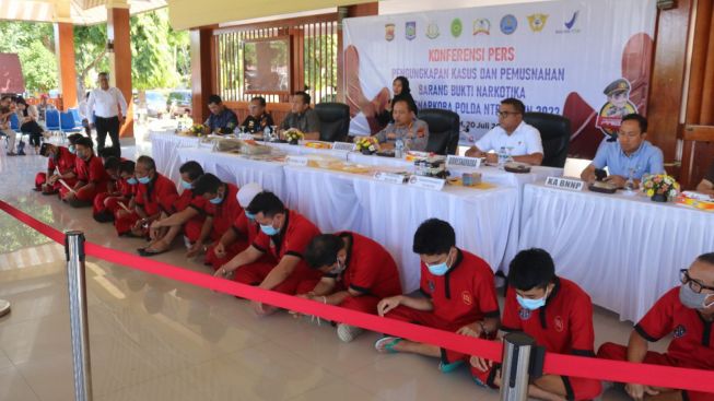 Polda NTB Panen Penangkapan Pengedar Narkoba