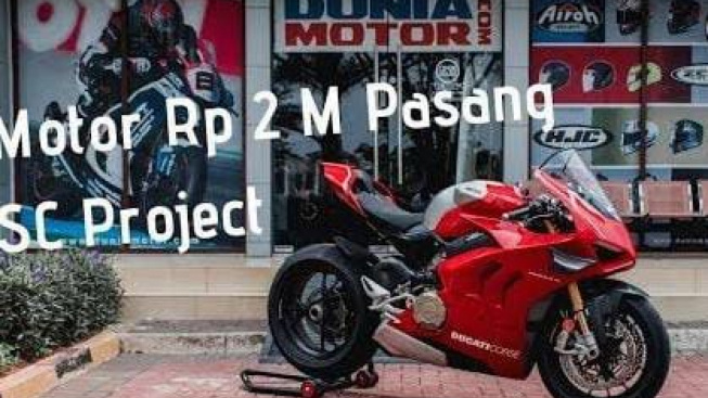 Wow, Ongkos Pasang 15 Juta, Knalpot Ducati Seharga Sigra