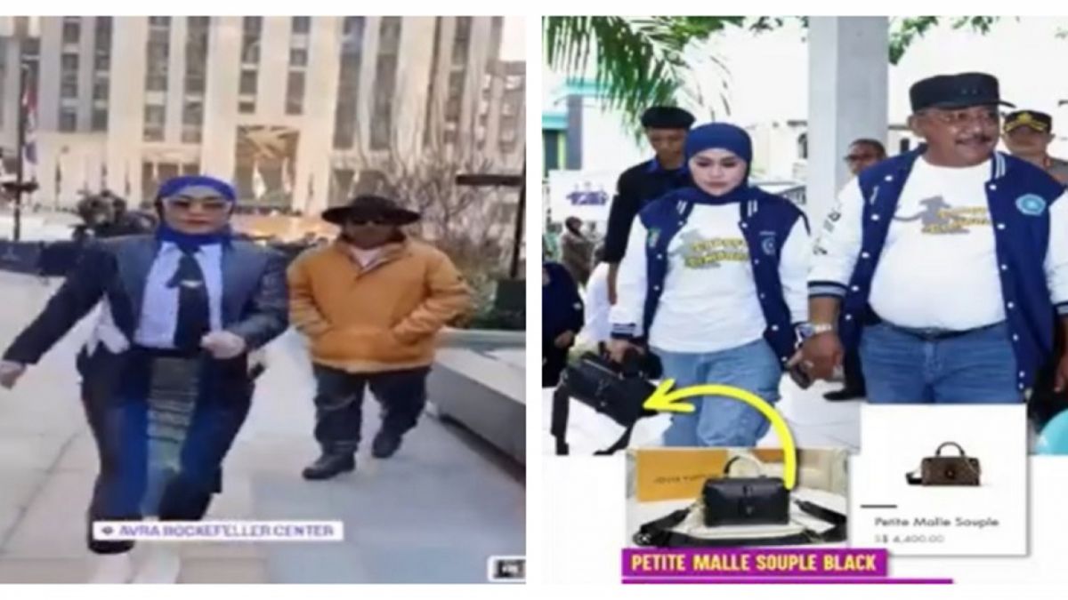 kelakuan istri dan Pj Bupati Bombana Burhanuddin kerap pamer kemewahan dan menggunakan barang mewah. KPK berencana akan melakukan pemanggilan untuk klarifikasi [Foto: MEdia Sosial Twitter]