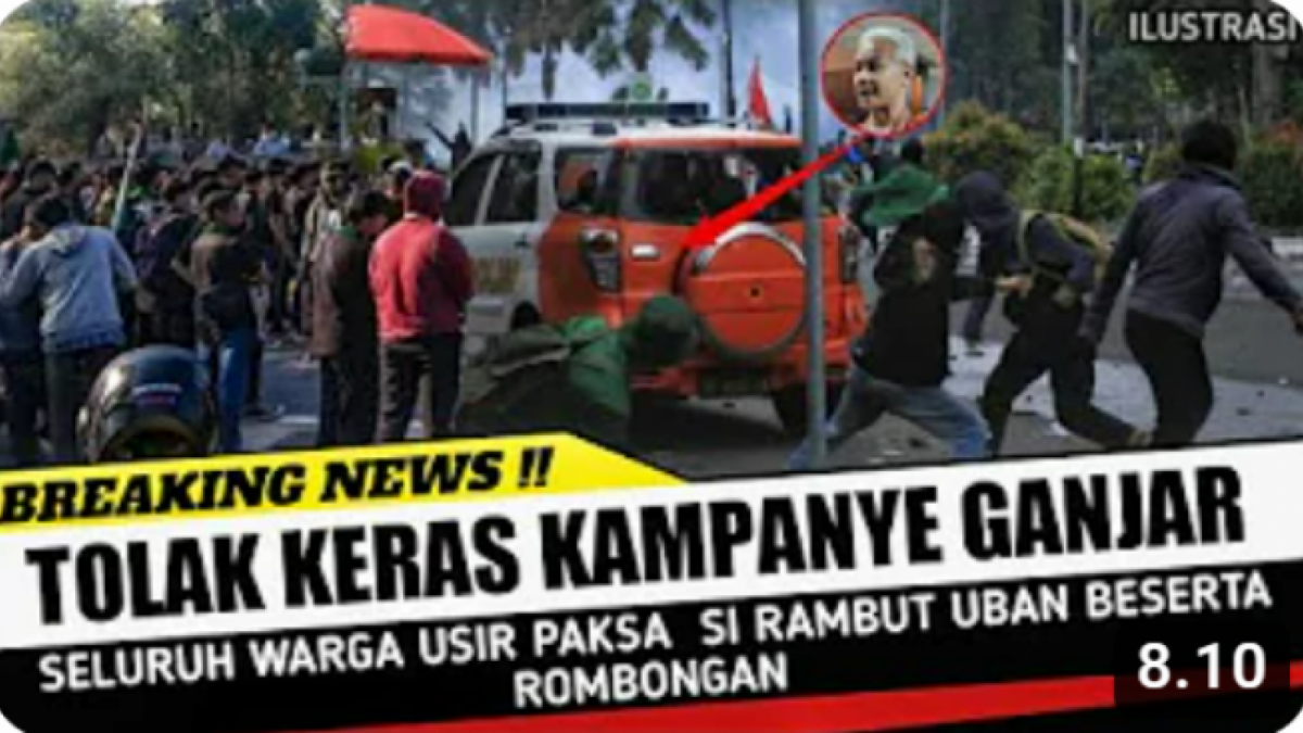 PROVOKATIF! Ganjar Pranowo Dan Seluruh Rambut Uban Diusir Dari Lokasi ...