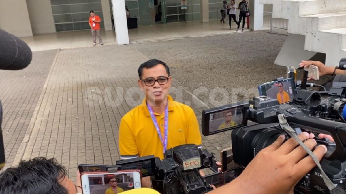 Haji Faisal di Istora Senayan, Jakarta, Minggu (19/2/2023). (Suara.com/ Adiyoga Priyambodo)