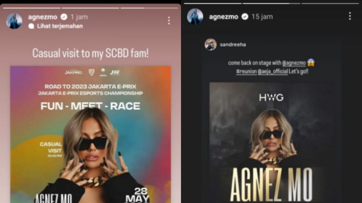 Akun Instagram milik Agnez Mo masih aktif. Bukti kabar penyanyi internasional itu meninggal dunia hanya hoaks. [Instagram @agnezmo]