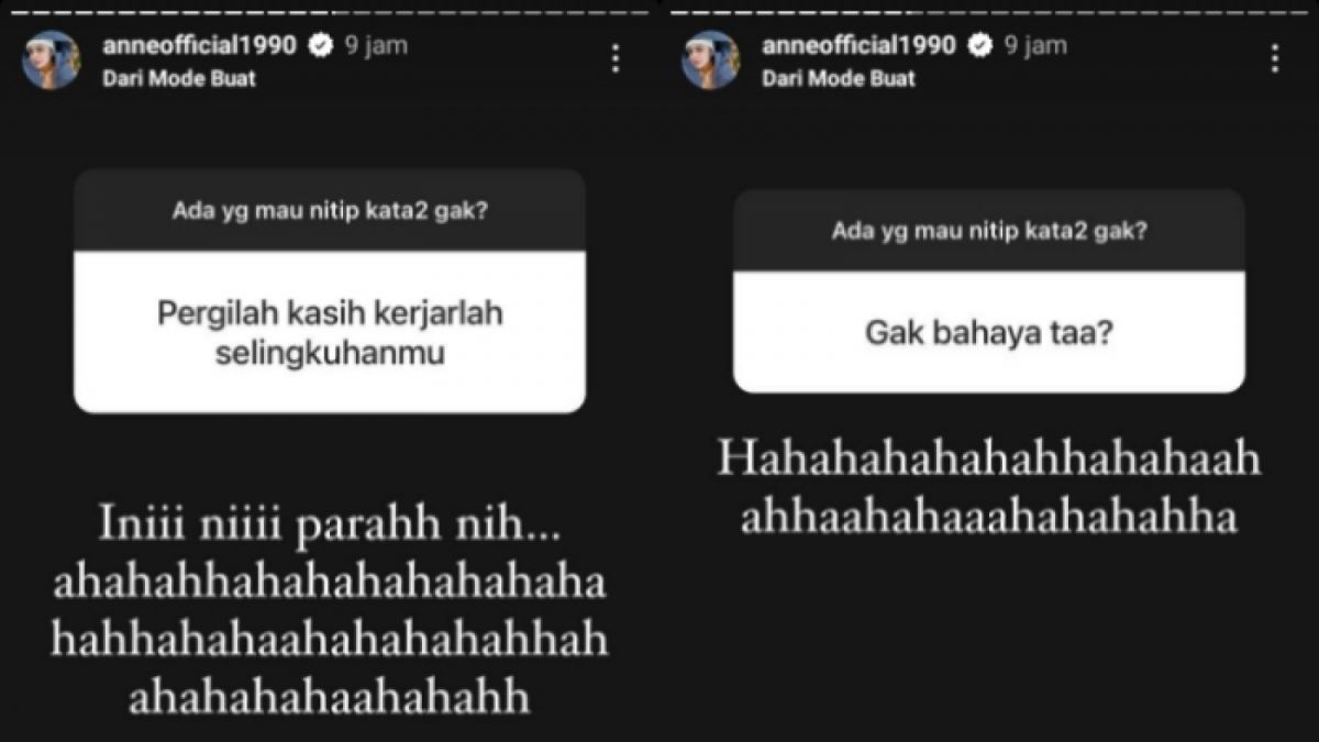 Sindiran warganet ke Arya Saloka dan Amanda Manopo lewat Qna Instagram Putri Anne. [Instagram @anneofficial1990]