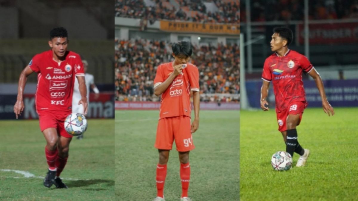 Nama pemain muda dipinjam Persija Jakarta ada Ginanjar Wahyu, Achmad Maulana Syarif, dan Frengky Deaner Missa. [Kolase Instagram @ginanjarwahyu.r / @achmad19m / @frengkymissa58_]